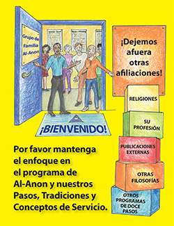 Tarjeta con el enfoque y la declaración de Al-Anon (SS-24)