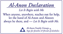 Al-Anon Declaration Card (M-8)